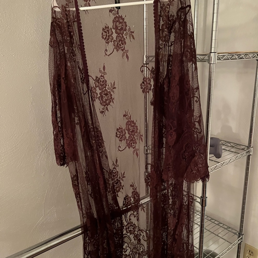 Lace over piece